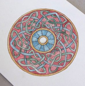 Celtic knot work from a Crrie Dennison workshop